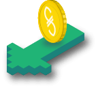 Coin graphical element
